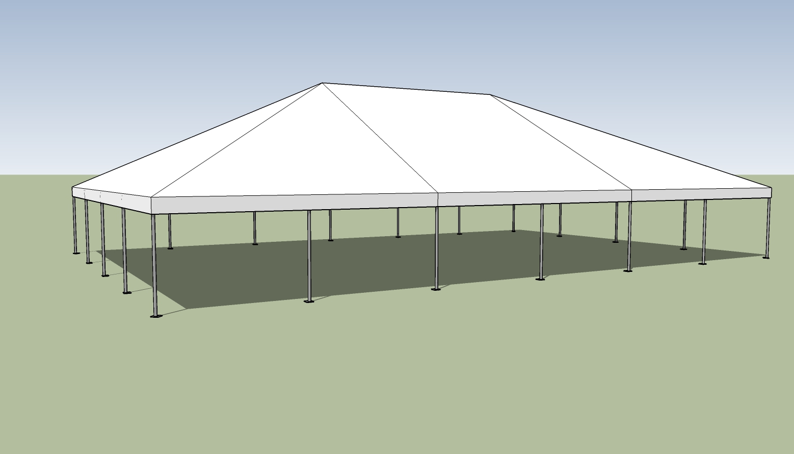 40x60 frame tent